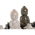 Pikkukuva 4 / 4: Burner Home ESPRIT Ceramic MDF Wood Buddha 24 x 8 x 14 cm (2 Units)