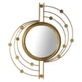 Pikkukuva 1 / 3: Wall mirror Alexandra House Living Golden Metal 66 x 3 x 78 cm Circular