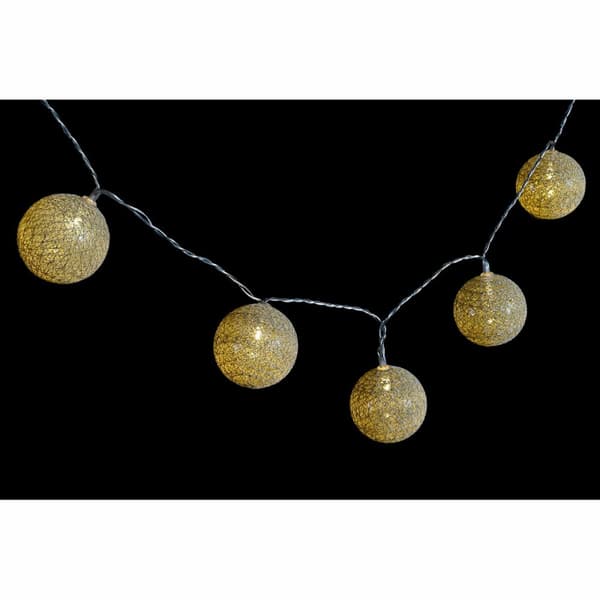 Christmas garland DKD Home Decor Golden (150 x 6 x 6 cm)