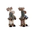 Miniatyrbild 1 av 3: Decorative Figure DKD Home Decor Christmas Reindeer Natural polystyrene (15 x 16 x 35 cm) (2 Units)