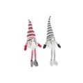Pikkukuva 1 / 4: Decorative Figure DKD Home Decor Christmas Gnome LED Light Polyester (22 x 12 x 64 cm) (2 Units)