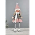 Pikkukuva 3 / 3: Decorative Figure DKD Home Decor Christmas Doll Polyester Girls (15 x 9 x 43 cm) (2 Units)