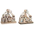 Miniatyrbild 1 av 2: Christmas nativity set DKD Home Decor Blue White Brown Resin 23,5 x 8 x 20,5 cm (2 Units)