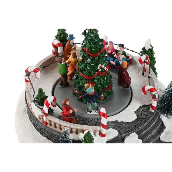 Christmas bauble Home ESPRIT Multicolour Musical 25 X 24 X 18 cm
