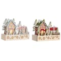 Miniatyrbild 3 av 4: Christmas bauble DKD Home Decor Red Pink 21 x 9,5 x 19 cm (2 Units)