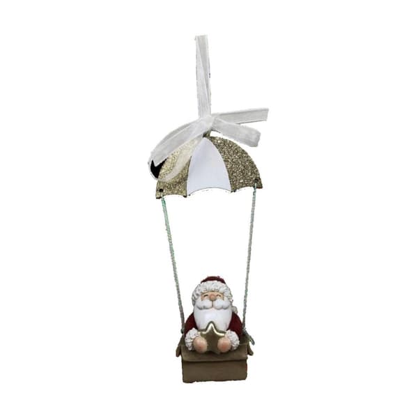 Christmas bauble DKD Home Decor Resin Father Christmas (6,5 x 4 x 13,5 cm) (6 Units)