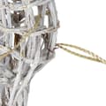 Miniatyrbillede 4 af 4: Christmas bauble DKD Home Decor LED Light White wicker 60 x 30 x 37 cm (3 Pieces)