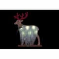 Miniatyrbillede 4 af 4: Christmas bauble DKD Home Decor Polyester MDF Reindeer (23 x 5 x 16 cm) (4 Units)