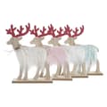 Miniatyrbillede 2 af 4: Christmas bauble DKD Home Decor Polyester MDF Reindeer (23 x 5 x 16 cm) (4 Units)