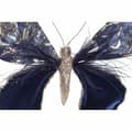 Miniatyrbild 3 av 3: Christmas bauble DKD Home Decor Polyester Butterfly (2 Units) (23 x 3 x 19 cm)