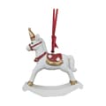 Miniatyrbillede 1 af 2: Christmas bauble DKD Home Decor Horse Resin (14 x 3,5 x 14 cm) (2 Units)