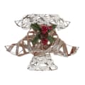 Miniatyrbillede 3 af 4: Christmas Tree DKD Home Decor Golden White Rattan (32 x 10 x 56 cm) (2 Units)