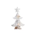 Miniatyrbillede 2 af 4: Christmas Tree DKD Home Decor Golden White Rattan (32 x 10 x 56 cm) (2 Units)
