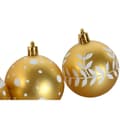 Miniatyrbillede 3 af 4: Christmas Baubles Home ESPRIT Red Golden PVC 25 x 6 x 25 cm (16 Pieces)