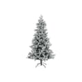 Miniatyrbillede 1 af 7: Christmas Tree DKD Home Decor White Green Polyethylene Snowfall 140 x 140 x 210 cm