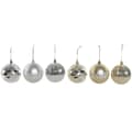 Miniatyrbild 4 av 4: Christmas Baubles Home ESPRIT Golden Silver PVC 16 x 16 x 24 cm (2 Units)