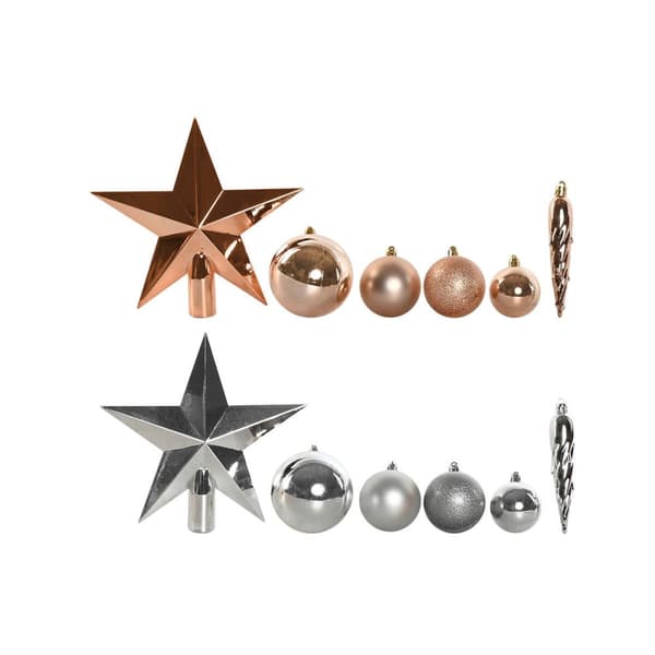 Christmas Baubles Home ESPRIT Golden PVC 20 x 13 x 26 cm (2 Units)