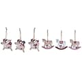 Miniatyrbillede 1 af 4: Christmas Decorations Set DKD Home Decor MDF Wood (21 x 8,2 x 1,5 cm) (8 cm) (2 Units)