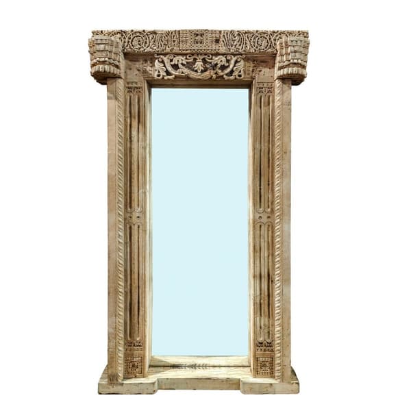 Wall mirror Home ESPRIT Natural