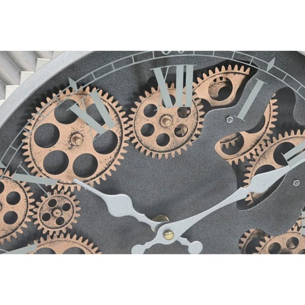 Wall Clock Home ESPRIT Black Silver Iron