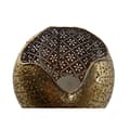 Miniatyrbild 4 av 5: Candleholder Home ESPRIT Golden Metal Crystal 13,5 x 13,5 x 11,5 cm