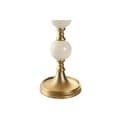 Miniatyrbild 3 av 4: Candle Holder Home ESPRIT White Golden Aluminium Modern 15 x 15 x 33 cm