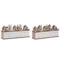 Miniatyrbillede 1 af 5: Advent Calendar DKD Home Decor Wood 45 x 11 x 23 cm (2 Units)