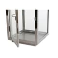 Miniatyrbillede 2 af 5: Candleholder DKD Home Decor Golden Silver Aluminium Crystal 14 x 14 x 35 cm (2 Units)