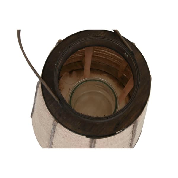 Candleholder Home ESPRIT Natural Jute Bamboo 30,5 x 30,5 x 56,5 cm