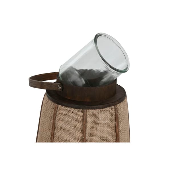Candleholder Home ESPRIT Natural Jute Bamboo 30,5 x 30,5 x 56,5 cm