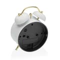 Miniatyrbillede 2 af 2: Alarm Clock Versa White Metal 5,4 x 13,5 x 9,7 cm