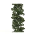 Miniatyrbillede 2 af 2: Wreath of LED Lights Lumineo Imperial Soft green 6,1 m 270 x 12 cm White