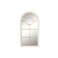 Miniatyrbillede 1 af 4: Wall mirror Home ESPRIT White Golden Window 68 x 4 x 128 cm