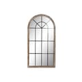 Miniatyrbillede 1 af 4: Wall mirror Home ESPRIT White Brown Black Window 86 x 3,5 x 168 cm