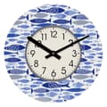 Miniatyrbillede 1 af 2: Wall Clock Versa Wood Fish 4 x 30 x 30 cm