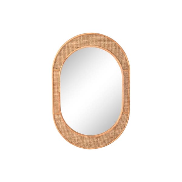Wall mirror Home ESPRIT Natural Scandi 51,5 x 2 x 77 cm