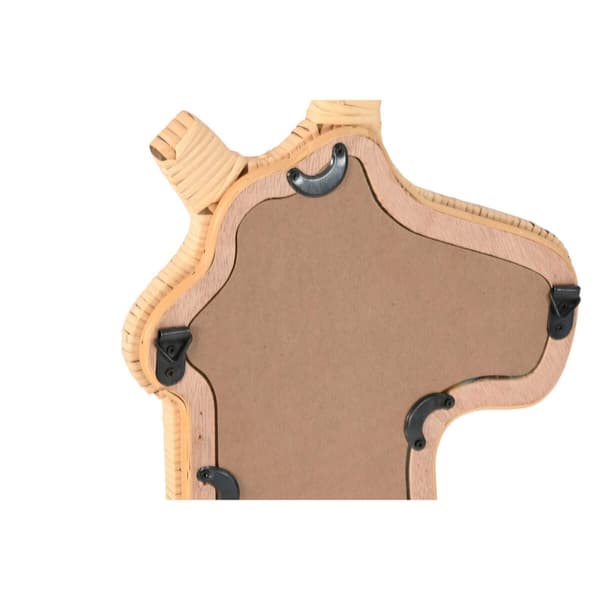 Wall mirror Home ESPRIT Natural 43 x 3 x 60 cm (2 Units)