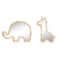 Miniatyrbild 1 av 3: Wall mirror Home ESPRIT Natural 43 x 3 x 60 cm (2 Units)