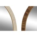 Miniatyrbild 2 av 4: Wall mirror Home ESPRIT Brown Beige Natural Ivory Scandi 55 X 2 X 75 cm (4 Units)