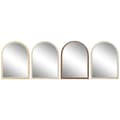Miniatyrbild 1 av 4: Wall mirror Home ESPRIT Brown Beige Natural Ivory Scandi 55 X 2 X 75 cm (4 Units)