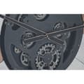 Miniatyrbild 3 av 4: Wall Clock Home ESPRIT Black Golden Metal Crystal Vintage 80 x 9,5 x 80 cm