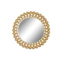 Miniatyrbillede 1 af 3: Wall mirror Home ESPRIT Golden 70 x 3 x 70 cm