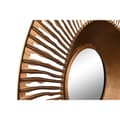 Miniatyrbild 2 av 3: Wall mirror Home ESPRIT Copper 70 x 8,5 x 70 cm