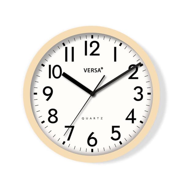 Wall Clock Versa Plastic 4,8 x 31 x 31 cm