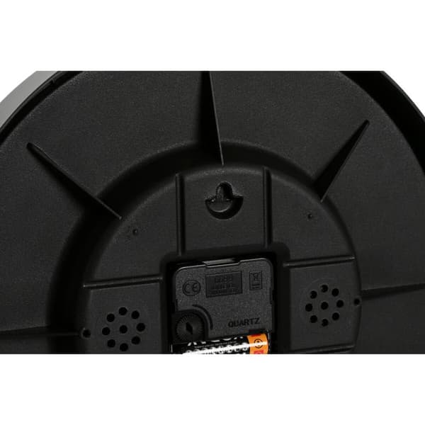 Wall Clock Home ESPRIT Black Grey PVC 30 x 4,7 x 30 cm (2 Units)