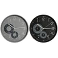 Miniatyrbillede 1 af 4: Wall Clock Home ESPRIT Black Grey PVC 30 x 4,7 x 30 cm (2 Units)