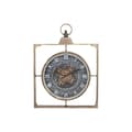 Pikkukuva 4 / 4: Wall Clock Home ESPRIT Black Golden Crystal Iron 60 x 9 x 80 cm