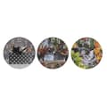 Miniatyrbillede 1 af 2: Wall Clock DKD Home Decor Multicolour Cats MDF Wood (34 x 4 x 34 cm) (3 Units)