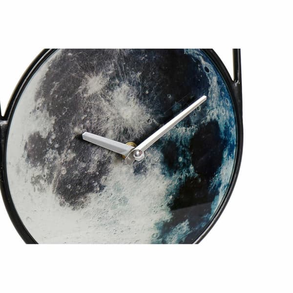Wall Clock DKD Home Decor Crystal Grey Iron (20 x 4.5 x 60 cm) (2 pcs)