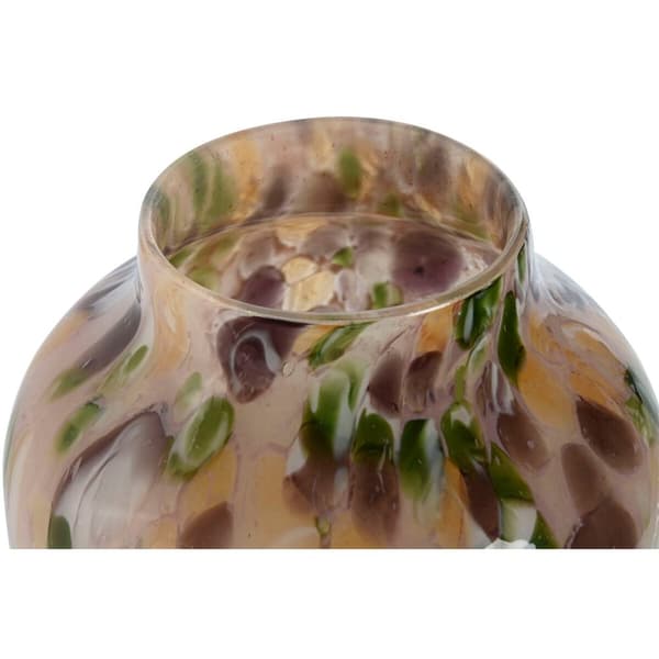Vase Home ESPRIT Multicolour Crystal Modern 19,5 x 19,5 x 29,7 cm
